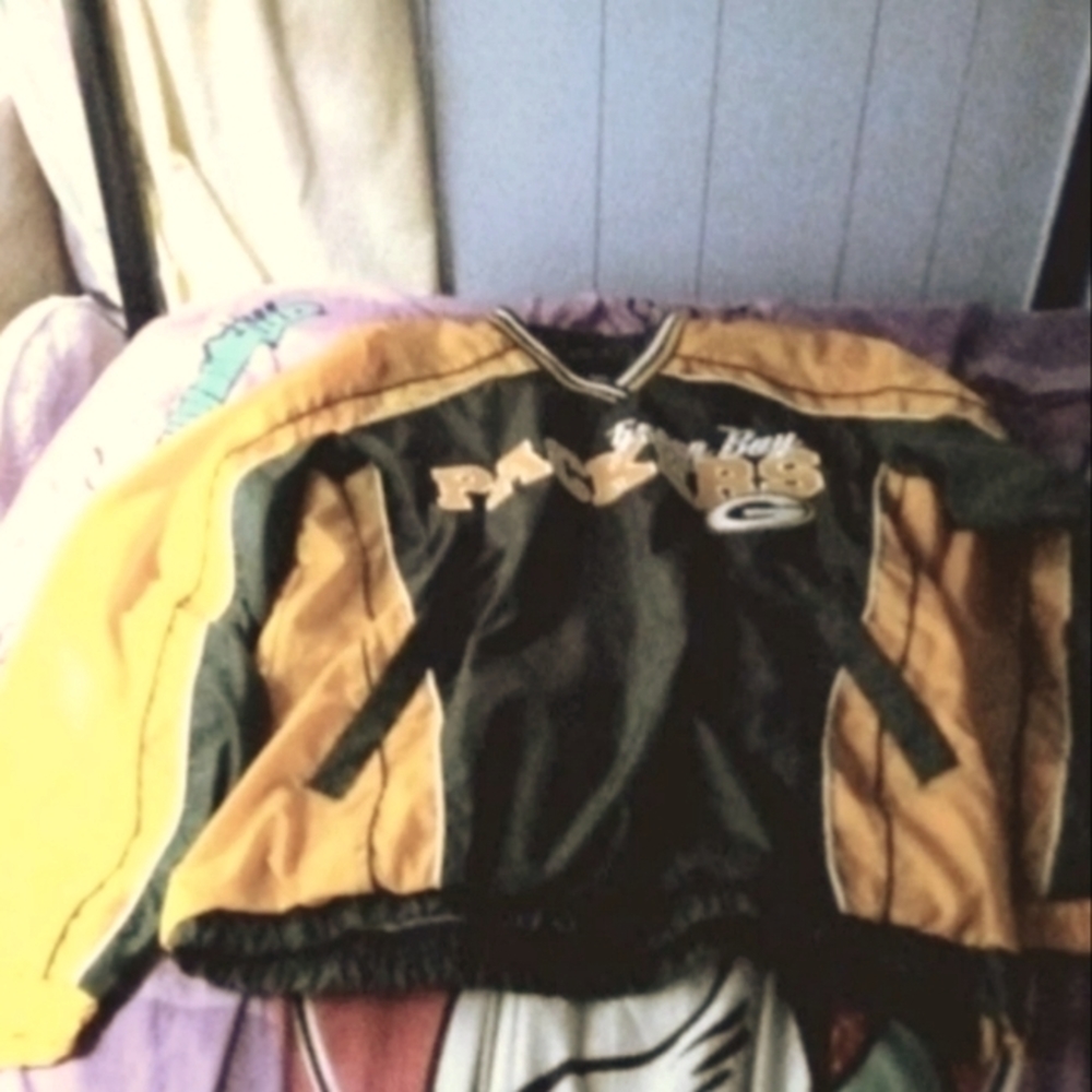 Green day Packers pull over jacket nfl